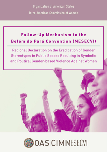 Cover of Regional Declaration on the Eradication of Gender Stereotypes and Symbolic Gender-based violence