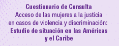 acceso de las mujeres a la justicia en casos de violencia y discriminacin: estudio de situacin en las Amricas y el Caribe