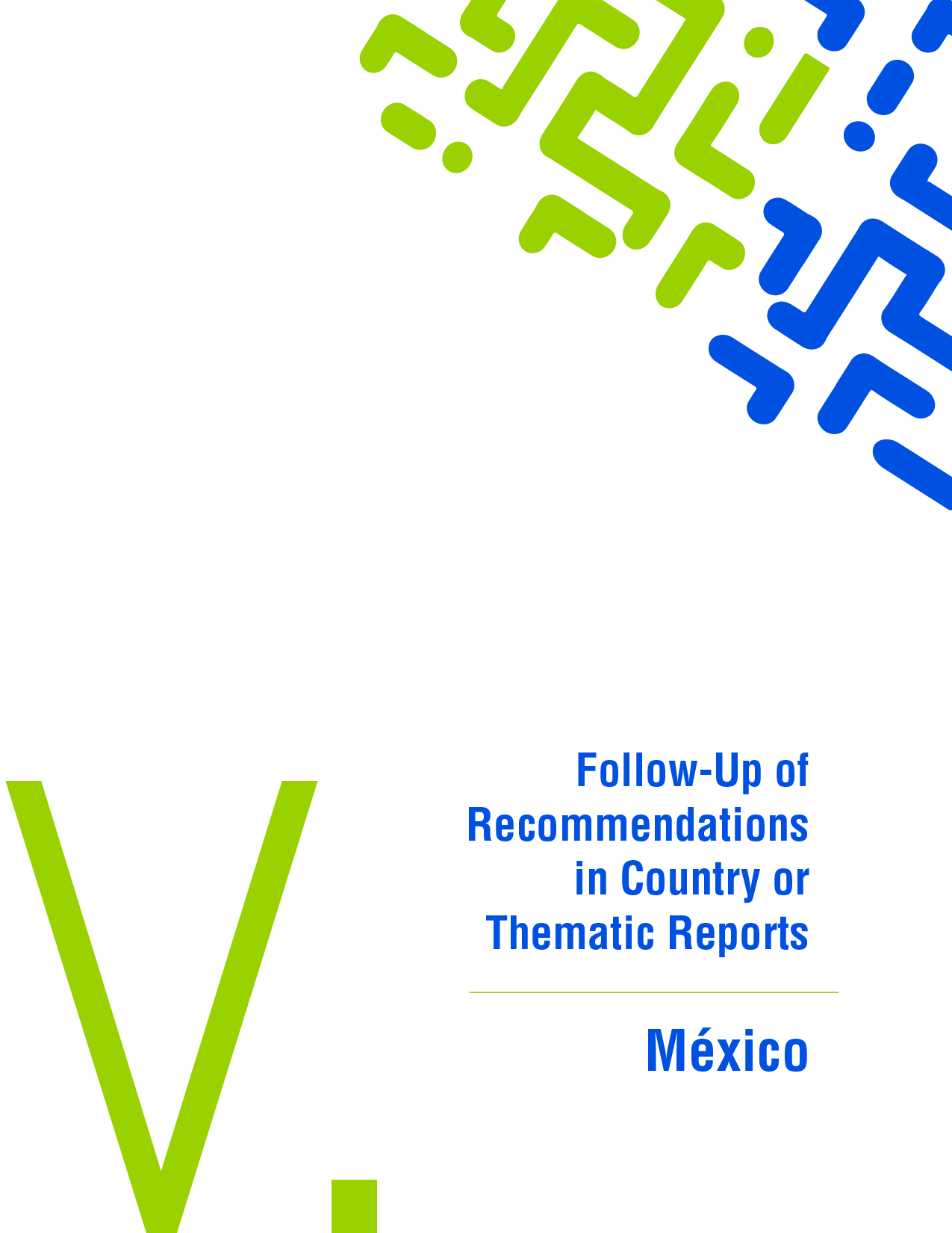 Ninth follow-up report on the recommendations issued by the IACHR in its 2015 report on the situation of human rights in Mexico
