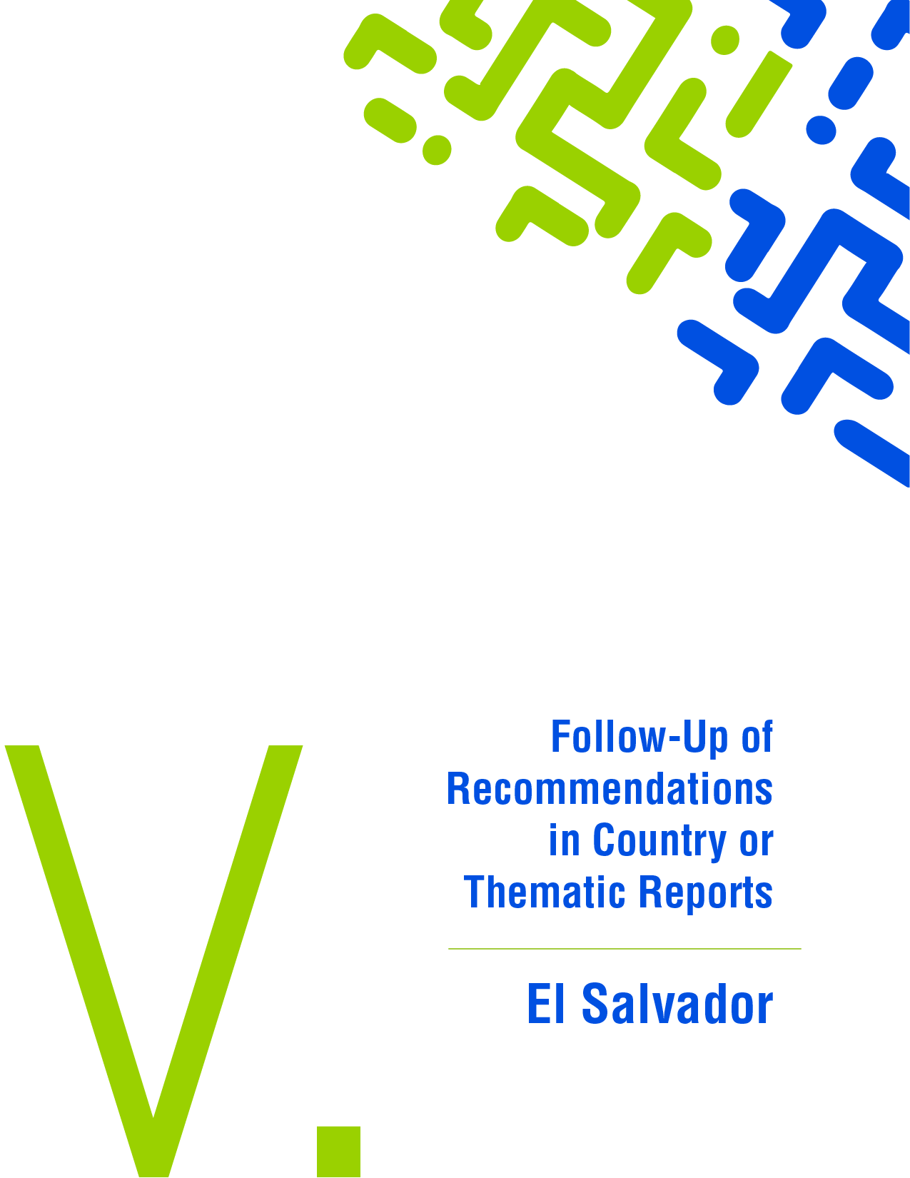 Third follow-up report on compliance with the recommendations of the IACHR on the report on the situation of human rights in El Salvador in 2021