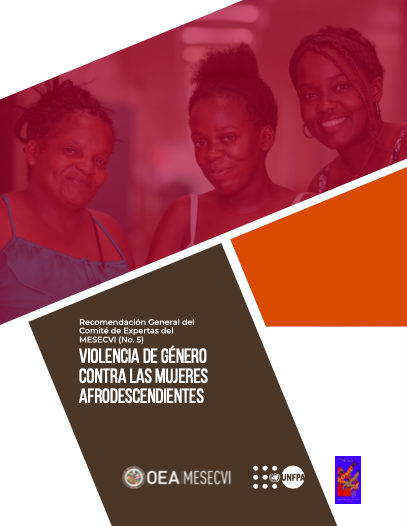 Portada de la Recomendacion General sobre violencia de genero contra las mujeres afrodescendientes