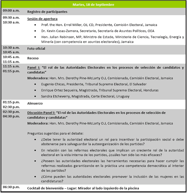 agenda
