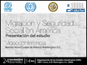 Informe ejecutivo del estudio Migración y seguridad social en América