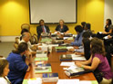 The UN Special Rapporteur on the Situation of Human Rights and Fundamental Freedoms of Indigenous People, James Anaya, and the IACHR Rapporteur on the Rights of Indigenous Peoples, Dinah Shelton, at the training seminar.