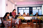 Guatemala, September 2004. Rapporteur Susana Villarán and a delegation of the IACHR Executive Secretariat—composed of specialist attorneys Elizabeth Abi-Mershed, Isabel Madariaga, and María Claudia Pulido—offered a Training Workshop for Indigenous Women Leaders.