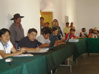 Reunión de la CIDH con representantes de la sociedad civil, entre quienes se encontraban líderes en la defensa de los derechos de los pueblos indígenas. Oaxaca, 29 de agosto de 2005.